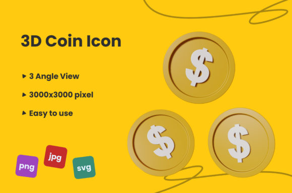 3D Coin Icon: A Versatile Digital Asset for Modern Designers