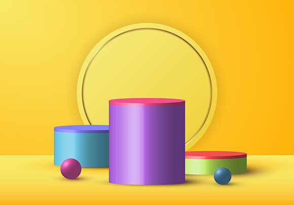 3D Colorful Geometric Sphere Decoration: A Modern Twist on Art and Design