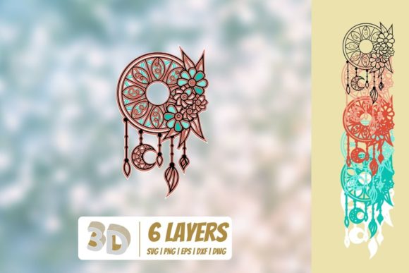 3D Dreamcatcher 1 SVG