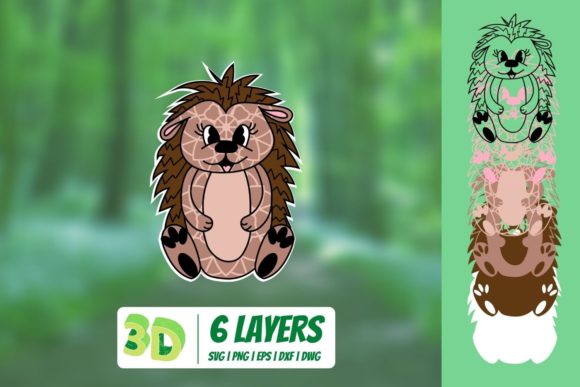 3D Hedgehog SVG: A Creative Tool for Digital Design