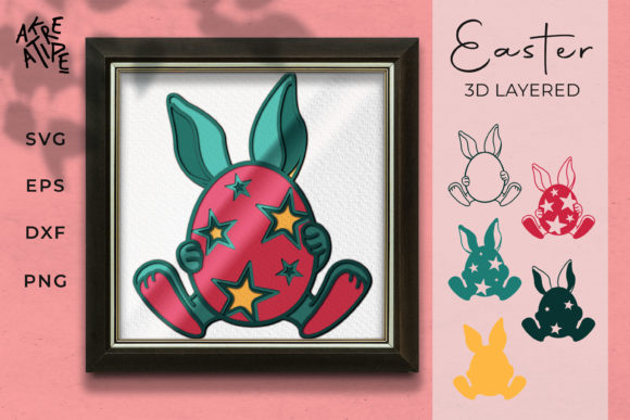 3D Layered Easter Bunny: A Creative Twist on a Classic Tradition