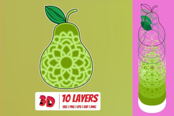 3D Pear SVG Cut File: A Comprehensive Evaluation