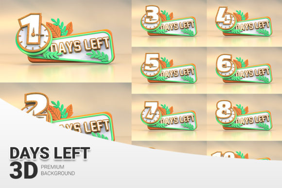 Days Left 3d Rendering Background: A Practical Overview for Digital Creators