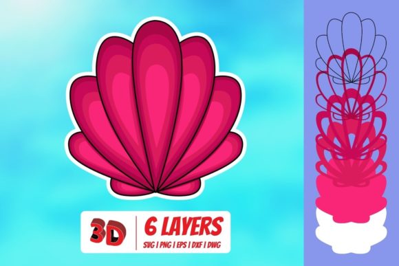 Exploring the Depth of 3D Sea Shell SVG in Modern Design
