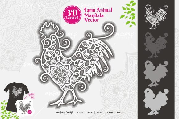 Farm Animal Mandala SVG 3D Layered 4: A Complete Guide to Design and Application