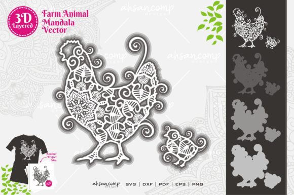 Farm Animal Mandala SVG 3D Layered 5: A Strategic Tool for Branding, Creativity, and Planning