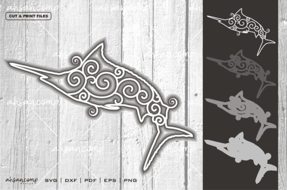 Fish Vector 5 SVG 3D Layered: A Versatile Tool for Creative and Practical Use
