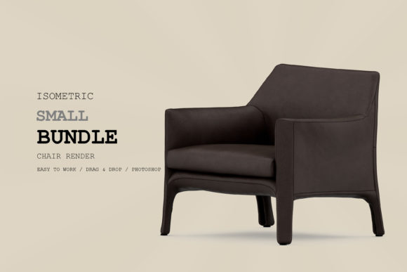 Isometric Armchair 3D Rendering Pack 161: A Practical Tool for Design and Visualization