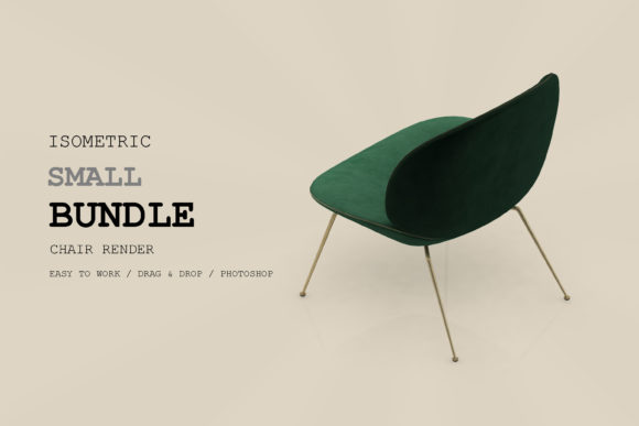 Isometric Chair 3D Render Pack 120: A Versatile Tool for Design and Visualization