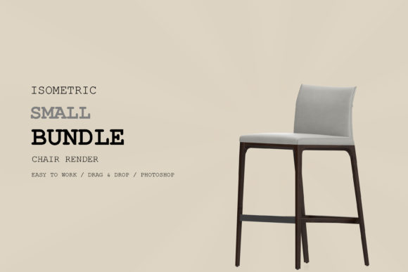 Isometric Chair 3D Render Pack 133