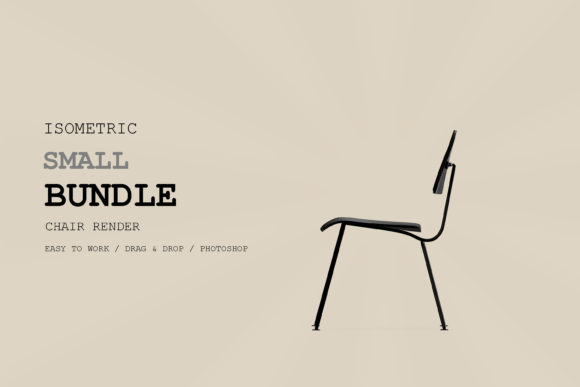 Isometric Chair 3D Render Pack 169: A Versatile Tool for Design and Visualization