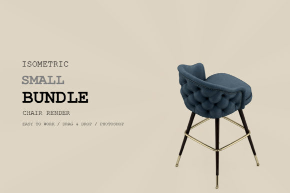 Isometric Chair 3D Render Pack 204: A Practical Tool for Creative and Professional Workflows