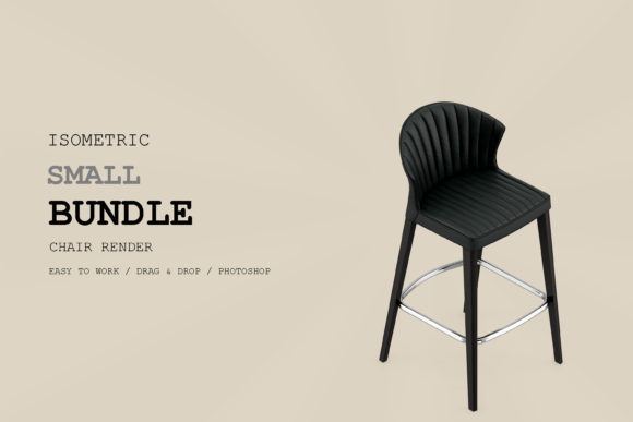 Isometric Chair 3D Render Pack 205: A Game-Changer for Digital Design and Creative Workflows