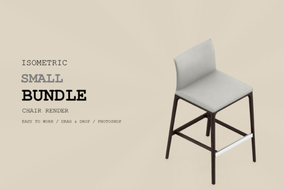 Isometric Chair 3D Render Pack 230: A Tool for Streamlined Design and Visualization