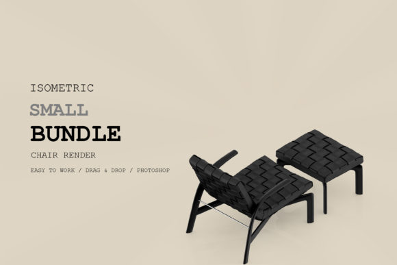 Isometric Chair 3D Render Pack 286: A Versatile Tool for Design and Visualization