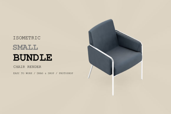 Isometric Chair 3D Render Pack 49: A Powerful Tool for Design and Visualization