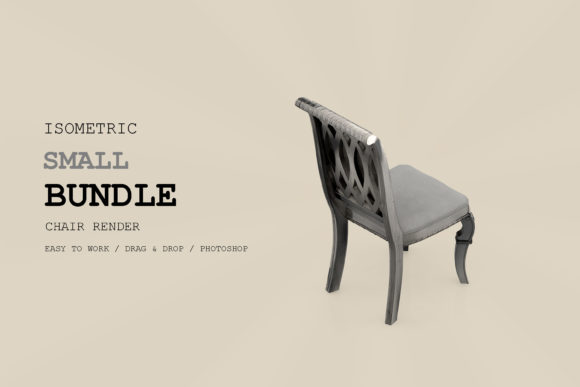 Isometric Chair 3D Render Pack 84: A Professional Tool for Creative and Commercial Use