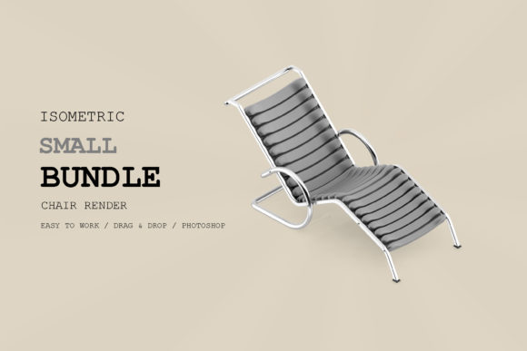 Isometric Chair 3D Render Pack 99