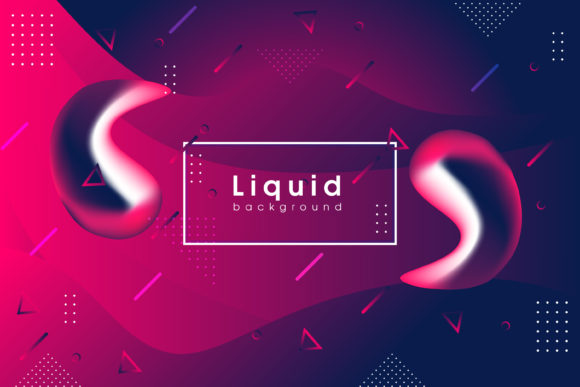Liquid Background with 3D Fluid Shape: A Modern Design Trend Worth Exploring