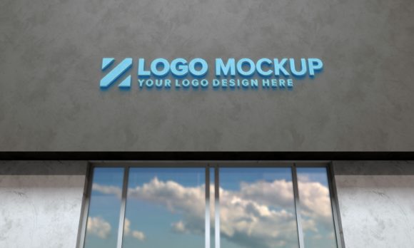 Logo Mockup 3D Sign White FaΓ§ad Building: A Modern Solution for Visual Communication