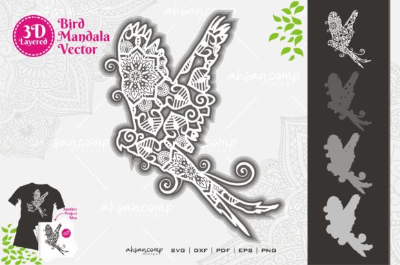 Parrot Mandala Vector 3D Layered 4: A Comprehensive Evaluation