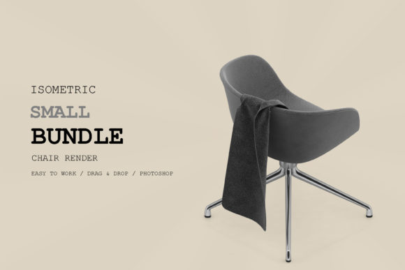 The Future of Design: Exploring the Isometric Chair 3D Render Pack 155