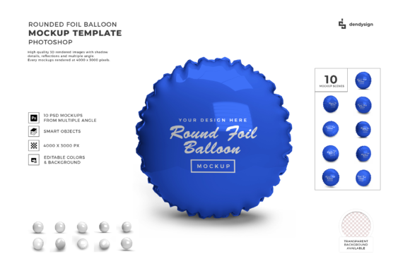 The Power of Visual Storytelling: Exploring the Rounded Foil Balloon 3D Mockup Bundle
