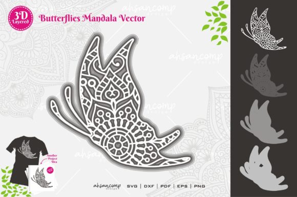 Understanding Butterflies 5 Mandala SVG 3D Layered: A Detailed Look at Design, Structure, and Use Cases